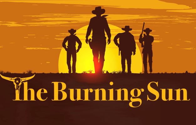 the burning sun