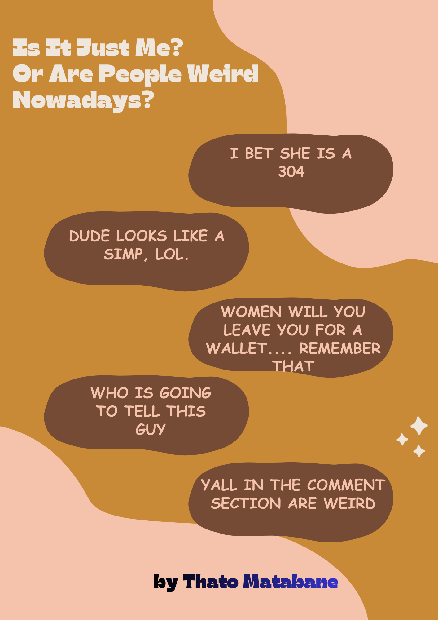 is it just me? or are people weird nowadays?