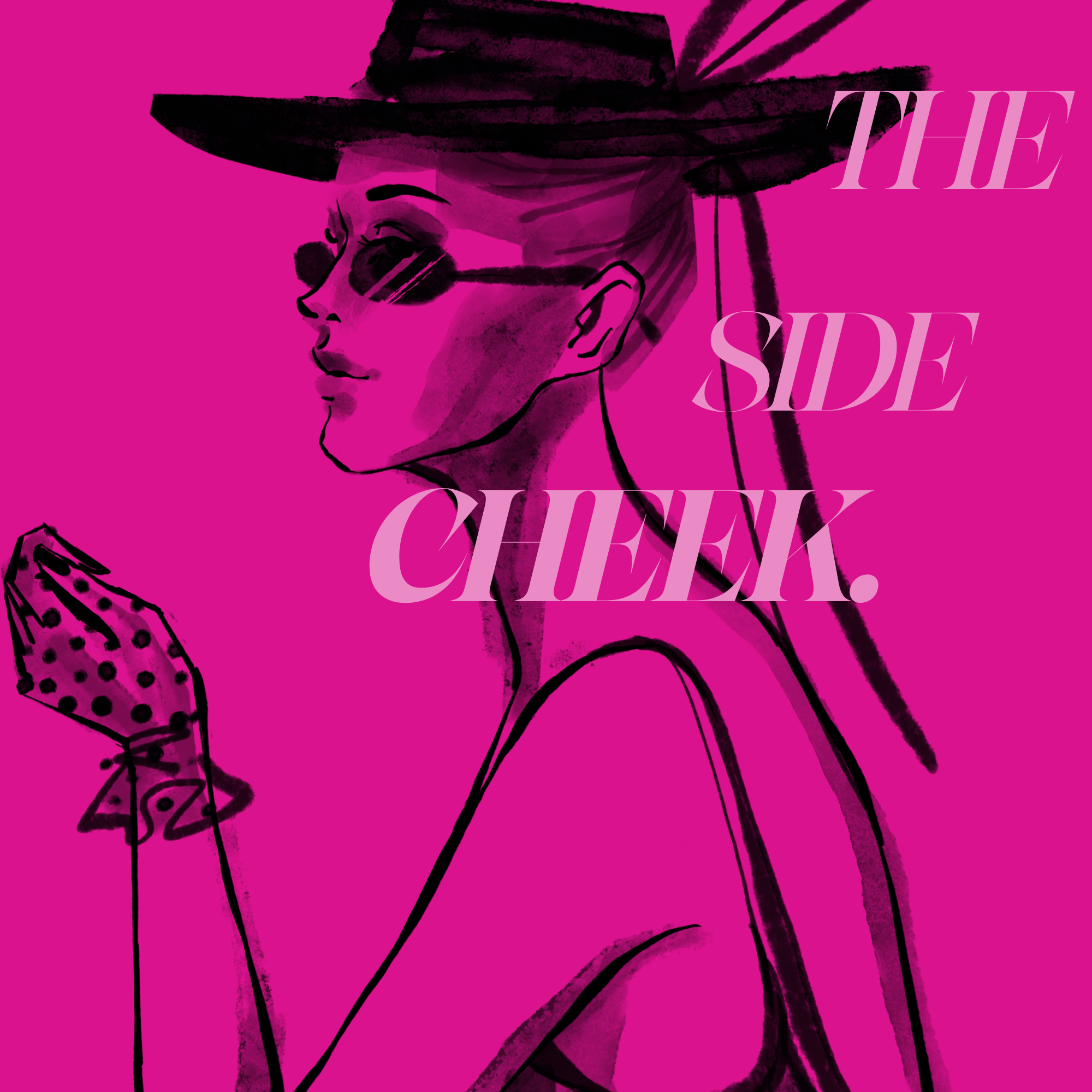 the side cheek